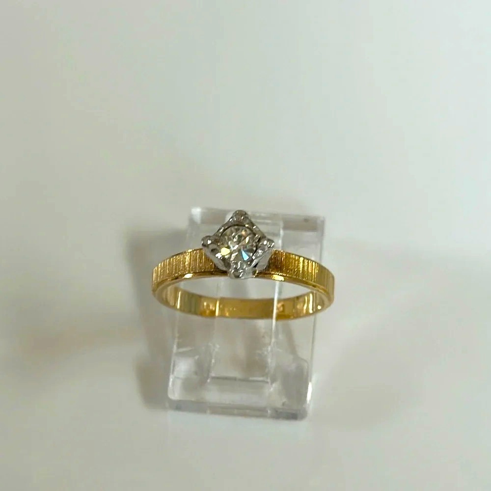 18k GF cz ring